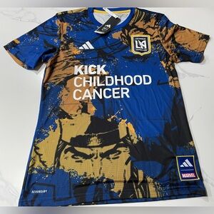Los Angeles FC “LAFC” MLS Adidas Men’s Marvel Jersey Retails For $70
